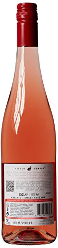 Tussock Jumper Moscato Rose Semi-Sweet Pink Wine 11% 750ml