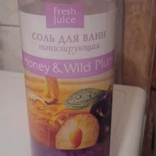 Fresh Juice Bath Salt Honey and Wild Plum 700g x10 — photo 5