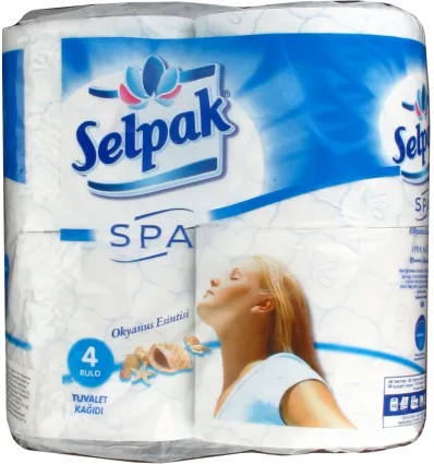 Scented 3-Ply Colored SPA Toilet Paper 4 pcs/pack