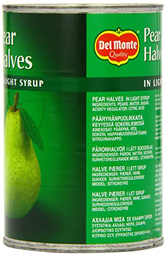 Del Monte Pear Halves in Syrup