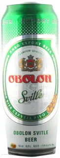 Obolon Light Beer 4.5% 0.5L Can — photo 2