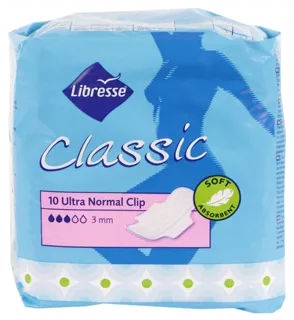 Libresse Normal Deo Ultra Soft Surface Sanitary Pads 10pcs — photo 4