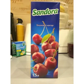 Sandora Cherry Nectar 1500ml Tetrapak — photo 2