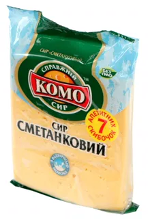 Komo 50% Sour Cream Cheese Slices 220g — photo 2