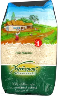 Khutorok Pansky Jasmine Long Grain Polished Rice 1000g — photo 2