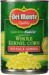 Del Monte Whole Kernel Golden Corn No Salt Added, 15.25oz CAN (6 pack) — photo 4