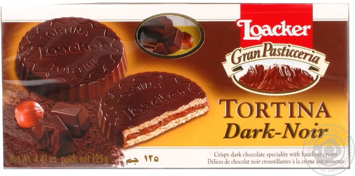 Loaker Tortina Choco Noir 125г