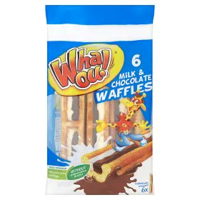 Whaou! 6 Milk and Chocolate Wafers