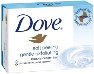 Dove Gentle Exfoliating Cream Soap 135g — photo 3
