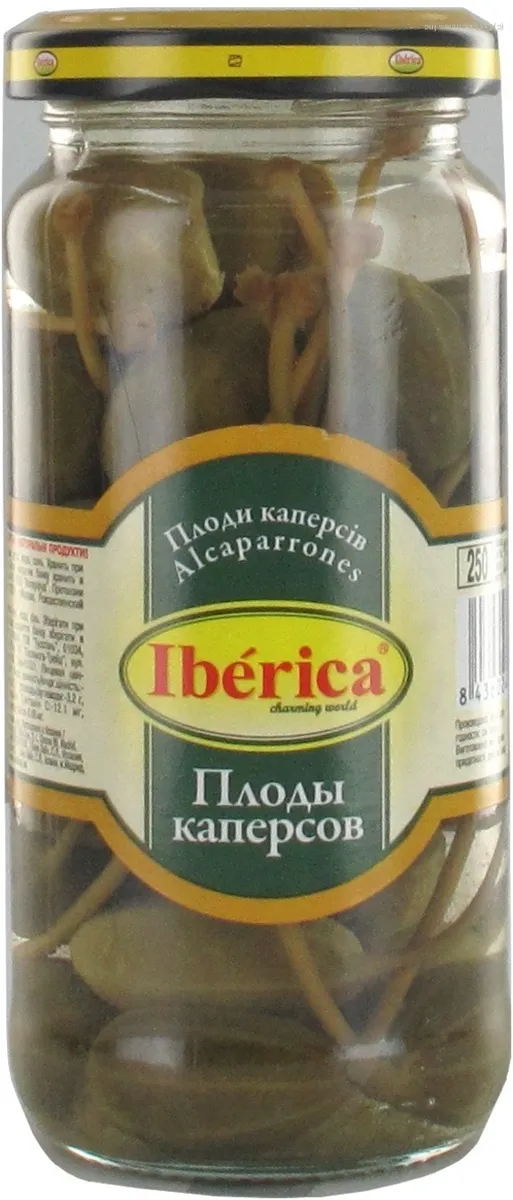 Iberica Capers canned glass jar 250g