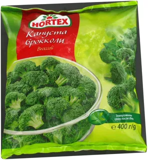 Капуста брокколі Khorteks заморожена 400 г — фото 2