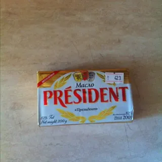 President Sour Cream Butter 82% 200g — photo 10