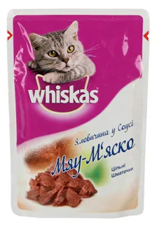 Whiskas Mur-Meat Beef in Sauce Cat Pouch 85g — photo 4