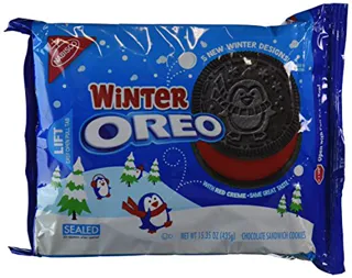 Oreo Winter Red Cream with 4 Fun Winter Figures — photo 3