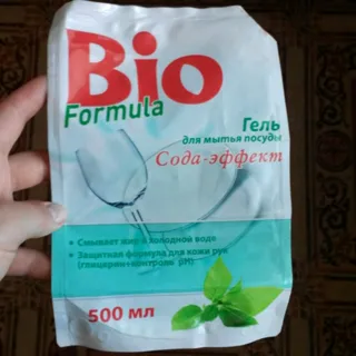 Dishwashing Gel Bio Soda Effect 500ml — photo 3