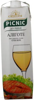 Evpatoria White Wine Picnic Aligote Dry Table 13% Tetra Pak 1000ml — photo 4