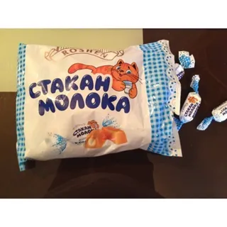 Roshen Candy Glass of Milk 250g — photo 3