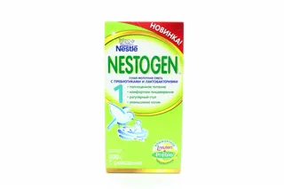 Nestle Nestogen 1 Dry Milk Mix with Prebiotics for Babies from Birth 350g — photo 3