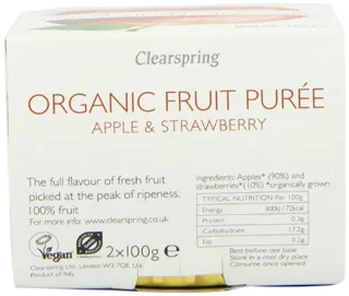Clearspring Organic Apple and Strawberry Puree — photo 3