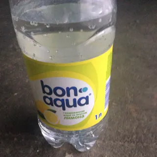Bon-aqua sparkling drinking water with lemon flavor 1L — photo 4