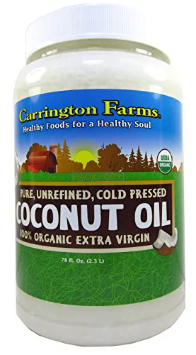 Carrington Farms Органічна нерафінована кокосова олія холодного віджиму 78oz Кошерна
