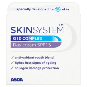 Крем для обличчя Asda Q10 SPF15