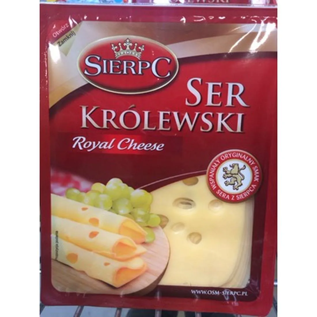 Sierpc Royal Hard Cheese 45% 150g