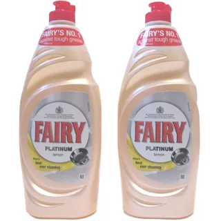 Fairy Platinum Lemon Dishwashing Liquid (2 x 625ml) — photo 4