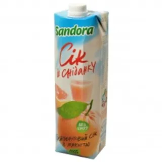 Sandora Grapefruit Breakfast Juice with Pulp 0.95L — photo 4
