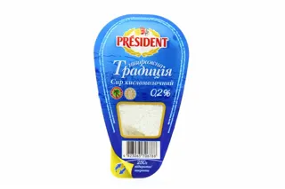 President Cottage Cheese Tradition 0.2% Thermopack 250g — photo 3
