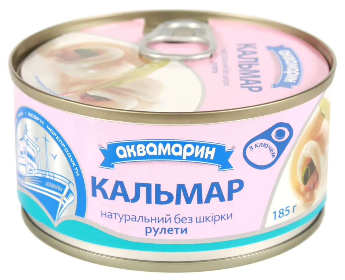 Akvamarin Natural Peeled Squid 185g China