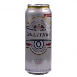Baltika Beer 0.5 L N0 Can Non-Alcoholic — photo 4