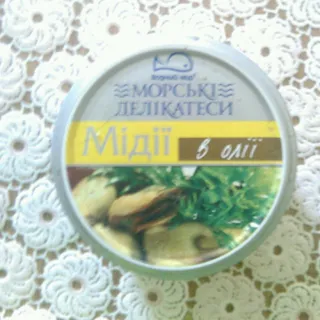 Vodnyi Mir mussels in oil glass jar 200g — photo 4