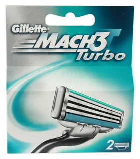 Gillette Mach 3 Turbo Men's Razor Replacement Cartridges 2 pcs — photo 2