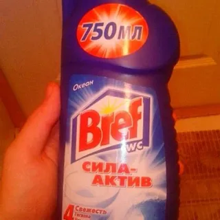 Bref Toilet Cleaner Against Bacteria and Limescale 750ml — photo 3