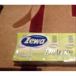 Zewa Deluxe Chamomile Paper Tissues 3-ply 10 packs of 10 pcs — photo 4