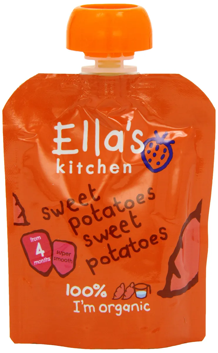 Produced For:Ellas Kitchen,RG9 4QG,UK. Органічна солодка картопля