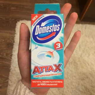 Domestos Toilet Cleaner Sticker Sea Fresh 30g — photo 7