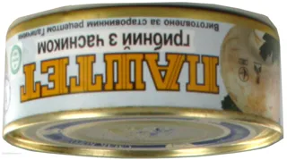 Halytskyi Smak Mushroom and Garlic Pate, tin can 250g — photo 2