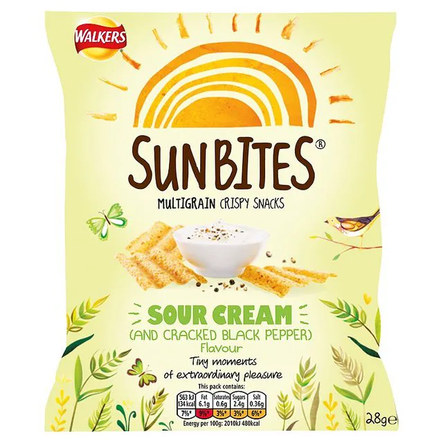 Sunbites зі сметаною та чорним перцем
