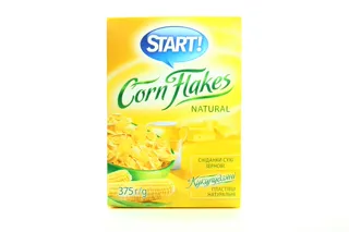 Start! Dry Breakfast Natural Corn Flakes 375g — photo 3