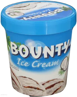 Bounty creamy ice cream with soft coconut pulp and chocolate layer 500ml — photo 4