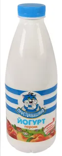 Prostokvashyno Peach Yogurt 1.5% Plastic Bottle 930g — photo 5