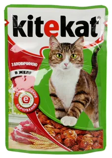Kitekat Wet Cat Food Beef in Jelly 100g — photo 4