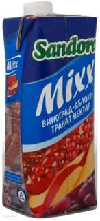 Sandora Nectar Mix Grape-Apple-Pomegranate Clarified Pasteurized Tetra Pak 500ml — photo 4