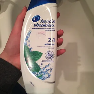 Шампунь Head & Shoulders 2в1 бальзам-ополіскувач проти лупи ментоловий 400 мл — фото 4