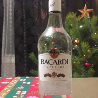 Bacardi Carta Blanca White Rum 40% Glass Bottle 1L — photo 9