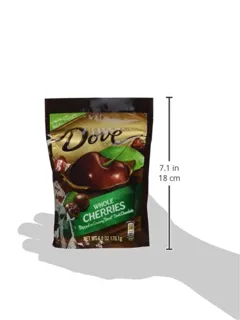 Dove Real Fruit Dipped in Dark Chocolate - Whole Cherries - 6 oz — photo 4