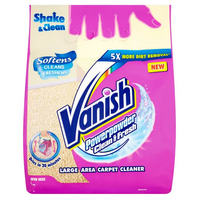 Vanish Carpet Cleaning Powder Clean & Fresh