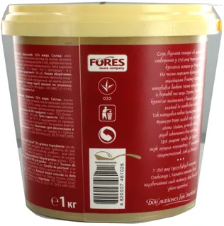 Fores Tsarsky Mayonnaise 72% 1000g bucket — photo 3